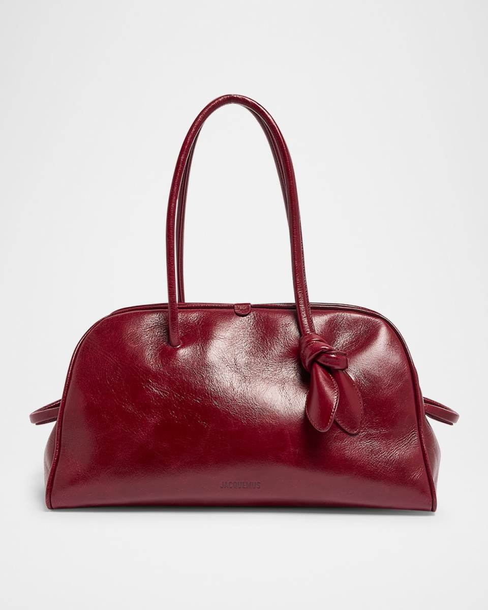 Le Petit Turismo Leather Top Handle Bowling Bag